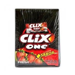 CLIX CHICLE FRESA 200u