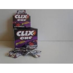 CLIX CHICLE MORA FRAMBUESA...